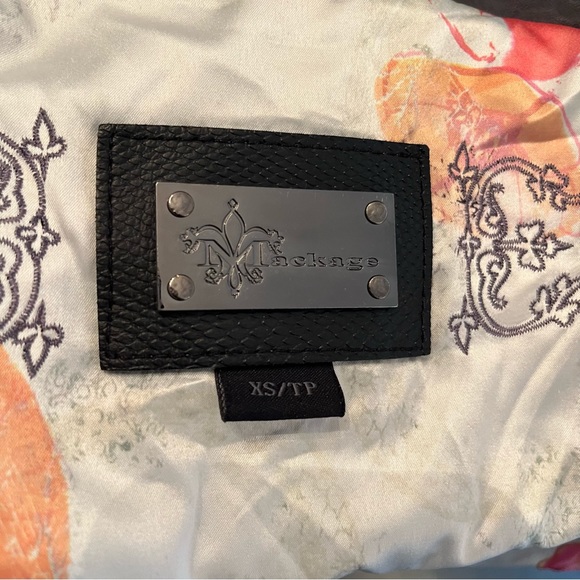 Mackage genuine leather jacket; grey; XS - Picture 4 of 5